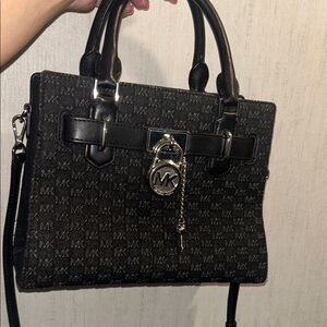 Michael Kors Black Hamilton small satchel